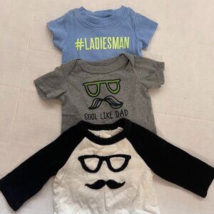 Newborn Boys' Bodysuit Bundle - Carter's/Cherokee/Circo Style
